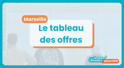 Tableau des offres –&nbsp;Trouve ton contrat sur Jeunes d&rsquo;Avenirs Marseille
