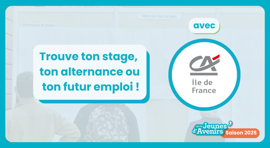 Le&nbsp;Crédit Agricole d’Ile-de-France, partenaire du&nbsp;Salon Jeunes d’Avenirs depuis 2019